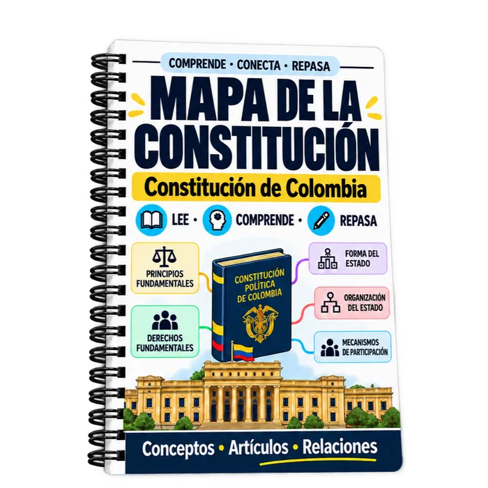 Cuaderno Mapa de la Constitución